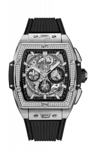 Часы Hublot Titanium diamonds chronograph 42 мм