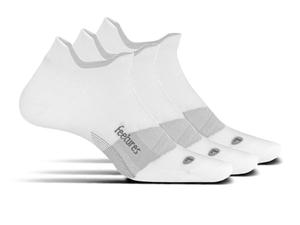 Туфли Unisex Feetures Merino 10 Cushion No Show Tab 3-Pair Pack, цвет White 1