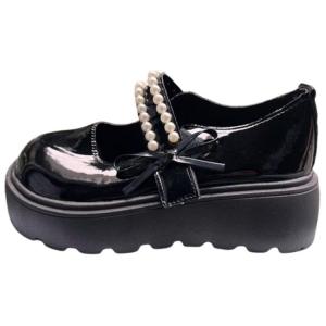 Туфли Мэри Джейн на платформе 5 см женские WUJI, Black