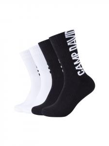 CAMP DAVID Набор из 4 мягких носков белого цвета