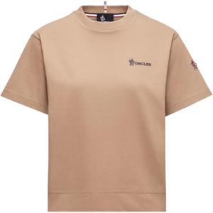 Футболка женская Moncler Grenoble, бежевый