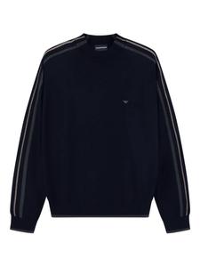 Свитер с полосками от Emporio Armani, синий