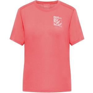 Shirt vonnan graphic tw Jack Wolfskin, красный