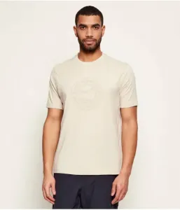 Футболка с логотипом TS_Join regular fit Boss Green, бежевый