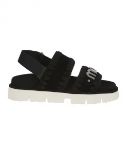 Новые биосандалии с ремешком на пятке Mou, черный