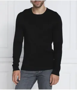 Шерстяной свитер regular fit Calvin Klein, черный