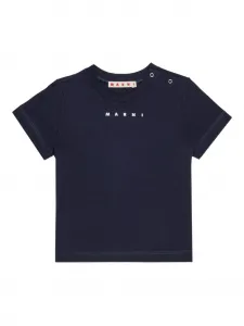 Футболка с логотипом Marni Kids, синий