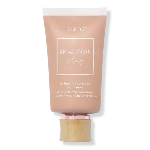 Тональный крем с амазонской глиной, обеспечивающий 16-часовое покрытие. Tarte, 42H Tan Honey (tan skin with warm, peach undertones)