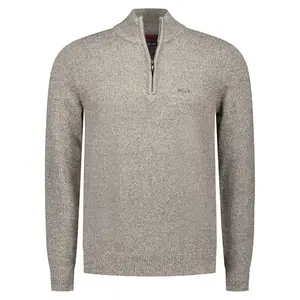 Свитер Nza New Zealand 25HN417 half zip, серый