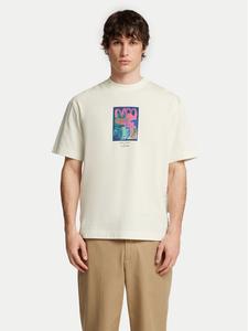 Футболка свободного кроя Will 16097225 Selected Homme, экрю