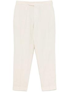 Зауженные брюки из льна Dell'oglio, нейтральный