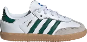 Кроссовки Samba OG I 'White Collegiate Green Gum', белый