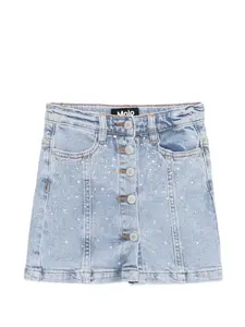 Юбка Bera с украшениями и застежкой на пуговицы Molo, синий