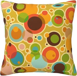 CarXs Подушка декоративная двусторонняя с абстрактным принтом Colorful Abstract