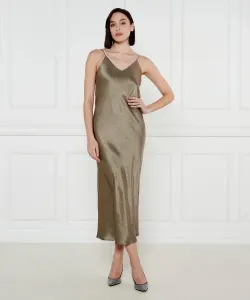 Атласное платье Marc Cain, зеленый