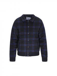 DreiMaster Мужская куртка темно-синего цвета с разноцветными вставками