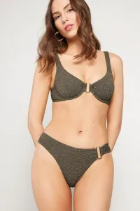 Бикини топ с мятой поверхностью Tezenis, Green