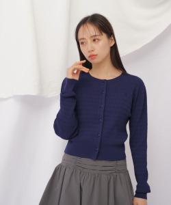 Простой кардиган с мини-косичкой Jill By Jill Stuart, цвет Navy
