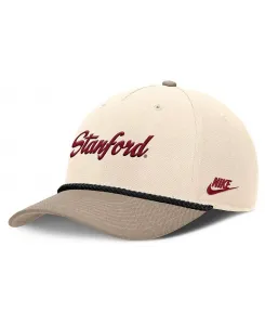 Мужская натуральная кепка Stanford Cardinal Rise Legacy с ретро-логотипом и регулируемой посадкой Nike