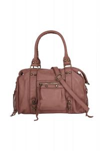 Шопер, натуральная кожа, сделано в Италии Samantha Look, цвет Alt Rosa