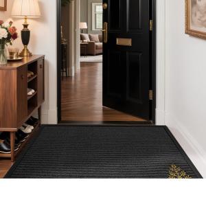 Dajiang Ковер 90х150 см для прихожей, грязеотталкивающий, износостойкий, с эффектом очистки обуви