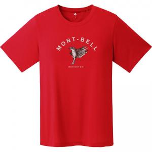 Обычная футболка женская MONTBELL, красный
