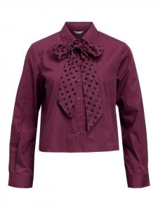 Object Рубашка цвета лилового вина