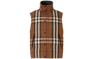Пуховик мужской Burberry Vintage-Check, коричневый