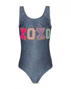 Слитный купальник XOXO для девочек - Little Kid, Big Kid PQ Swim, синий