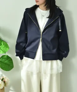 Картонная толстовка на молнии Interplanet, цвет Navy