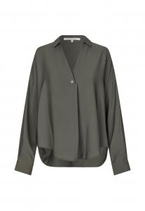 SECOND FEMALE Блузка 'Timeline' в темно-сером цвете