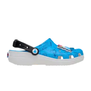 Кроссовки Crocs Disney x Classic Clog 'Alice in Wonderland Black Bow', синий