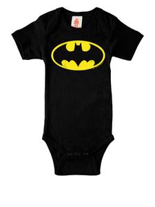 Logoshirt Детский боди DC - Бэтмен - логотип, черный