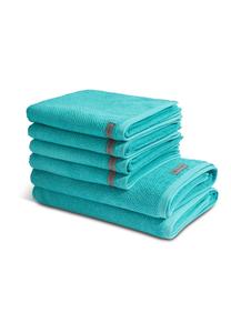 Полотенце для ванной Ross 4 X 2 X Duschtuch im Set Selection Organic Cotton, бирюзовый