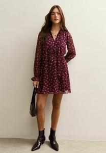 Платье New Look PRINT CHIFFON MINI, Red Pattern/Mottled Red