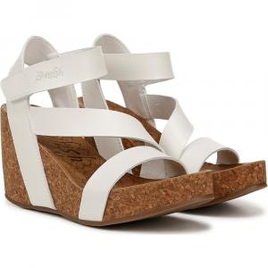 Платформенные босоножки на танкетке Blowfish Malibu Hapuku, coconut faux leather