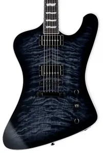 Электрогитара ESP LTD PHOENIX-1000. Клен с распластанным узором, прозрачный черный с солнечным всплеском