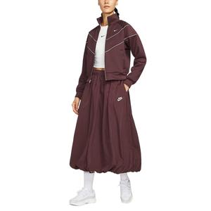 Спортивная повседневная длинная юбка Women's Nike, Burgundy