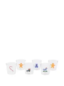 Посуда с 3D-декором в рождественском стиле (набор из шести штук) Ichendorf Milano, белый