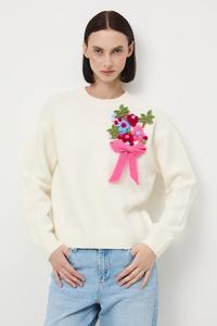 Свитер из смесовой шерсти Medicine, бежевый