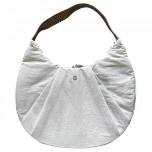 Lululemon Сумка из ткани, повседневная женская сумка через плечо Elf Yellow Raw Linen