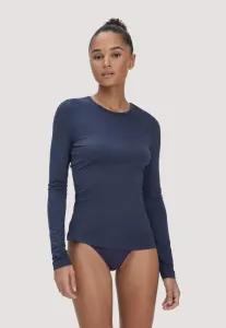 Топ с длинными рукавами, обеспечивающий плавный переход цвета Hessnatur, Mitternachtsblau