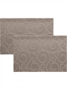 Erwin Müller Жаккардовые салфетки из смесовой хлопковой ткани, комплект из 2 штук, Оберхаузен, цвет тауп