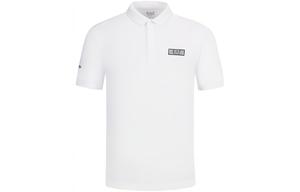 Футболка с логотипом Pol Shirt EMPORIO ARMANI, белая