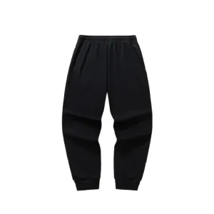 ANTA Трикотажные спортивные штаны мужские черные