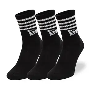 Набор из 3 пар носков Stripe Crew New Era, черный