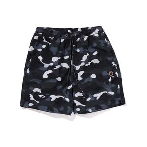 Bape City Camo Ape Head One Point Пляжные шорты A BATHING APE, черные BKX