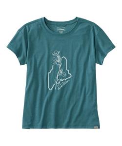 Футболка Vista Camp, короткий рукав, круглый вырез, графический принт, стандартный американский крой.