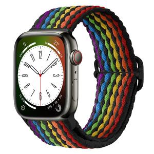 Biaodaige Часы Strap All Compatibility Nylon Material 120 190mm, Black Rainbow