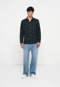 Рубашка slhregnoah с начесом и косичкой Selected, Deep Forest/Dark Sapphire